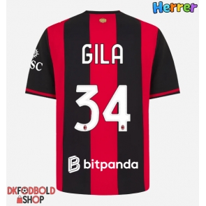 AC Milan Mario Gila #34 Hjemmebanetrøje 2026-27 Kort ærmer AC Milan Mario Gila #34 Hjemmebanetrøje 2026-27 Kort ærmer